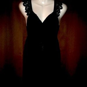 EUC Studio M Lacy Lil Black Dress SZ S